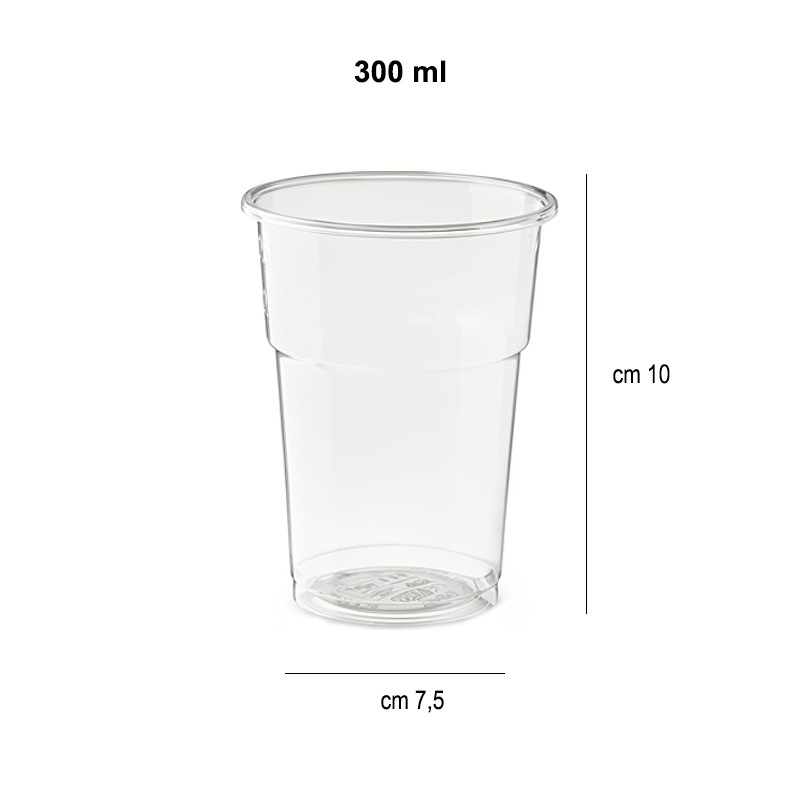 Bicchieri plastica usa e getta Usobio  in Bicchieri monouso biodegradabili