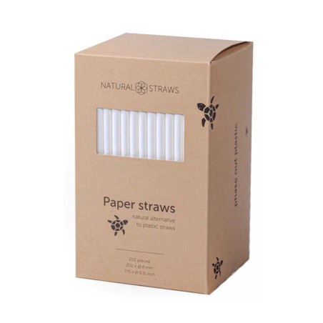 Cannucce di carta | Confezione da 250 | Rausa srl