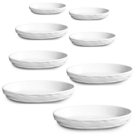 Pirofila da forno ovale in porcellana | Vassoi e taglieri | Rausa srl