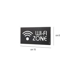 Pittogramma avviso wi fi area Dag Style  in Tavola