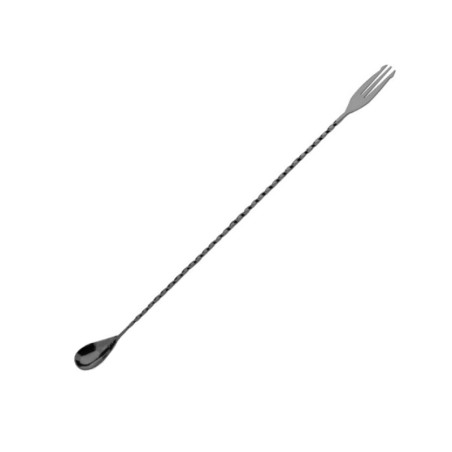 Bar spoon tridente nero Lumian 39,5 cm | Barspoon | Rausa srl