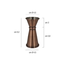 Jigger japanese rame Sambonet Paderno  in Jiggers