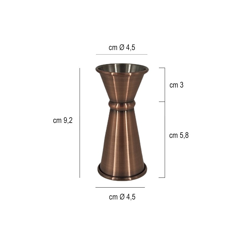 Jigger japanese rame Sambonet Paderno  in Jiggers