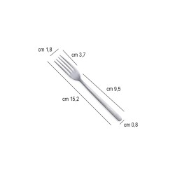 Forchettina vintage acciaio inox Canada Comas  in Linee