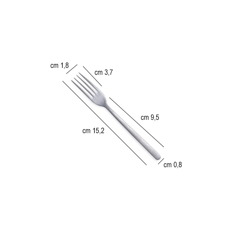 Forchettina vintage acciaio inox Canada Comas  in Linee