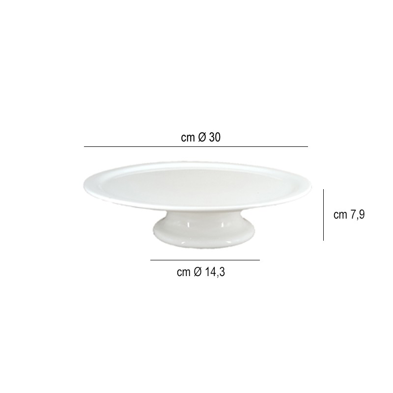 Alzata in porcellana   in Porcellane