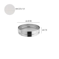 Setaccio per farina cm 25 Comas  in Accessori per cucina