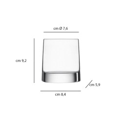 Bicchiere vetro ovale veronese cl. 26 Bormioli Luigi  in Bicchieri