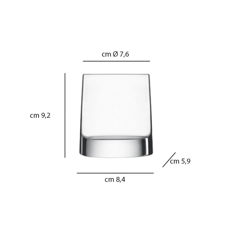 Bicchiere vetro ovale veronese cl. 26 Bormioli Luigi  in Bicchieri
