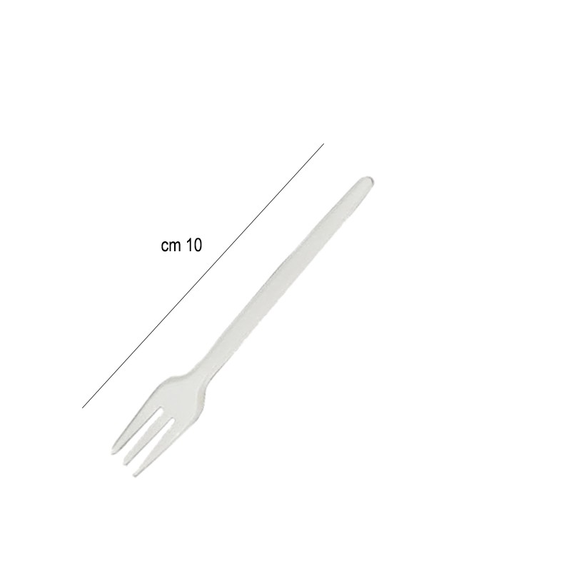 Forchettina per finger food biodegradabile Usobio  in Posate monouso