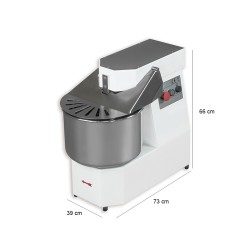 Impastatrice a spirale vasca estraibile trifase   in Cucina