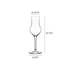 Bicchiere atelier grappa e distillati cl 8 Bormioli Luigi  in Bicchieri