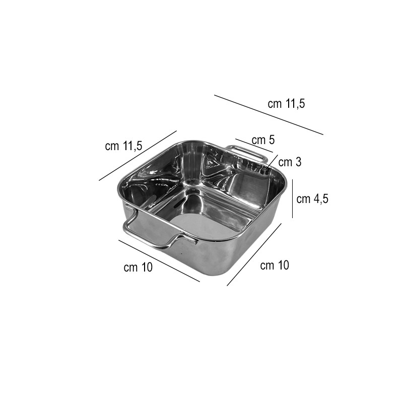 Tegamino acciaio Ilsa  in Porcellane
