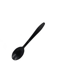 Cucchiaino nero per finger food biodegradabile | Rausa srl