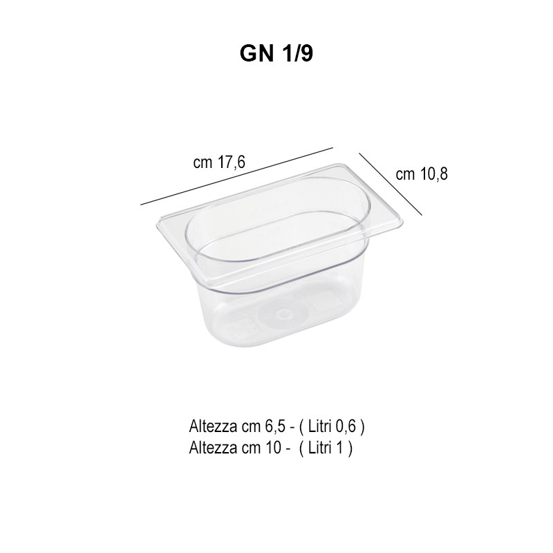 Contenitori gastronorm policarbonato Piazza Effepi  in Contenitori per alimenti