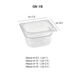 Contenitori gastronorm  in policarbonato | Contenitori | Rausa srl