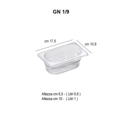 Contenitori gastronorm polipropilene Piazza Effepi  in Contenitori per alimenti