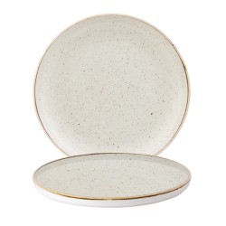 Piatto stonecast walled barley white | Piatti da ristorante | Rausa srl