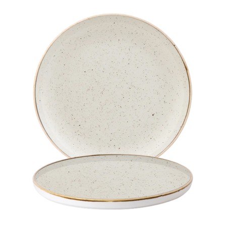 Piatto stonecast walled barley white | Piatti da ristorante | Rausa srl