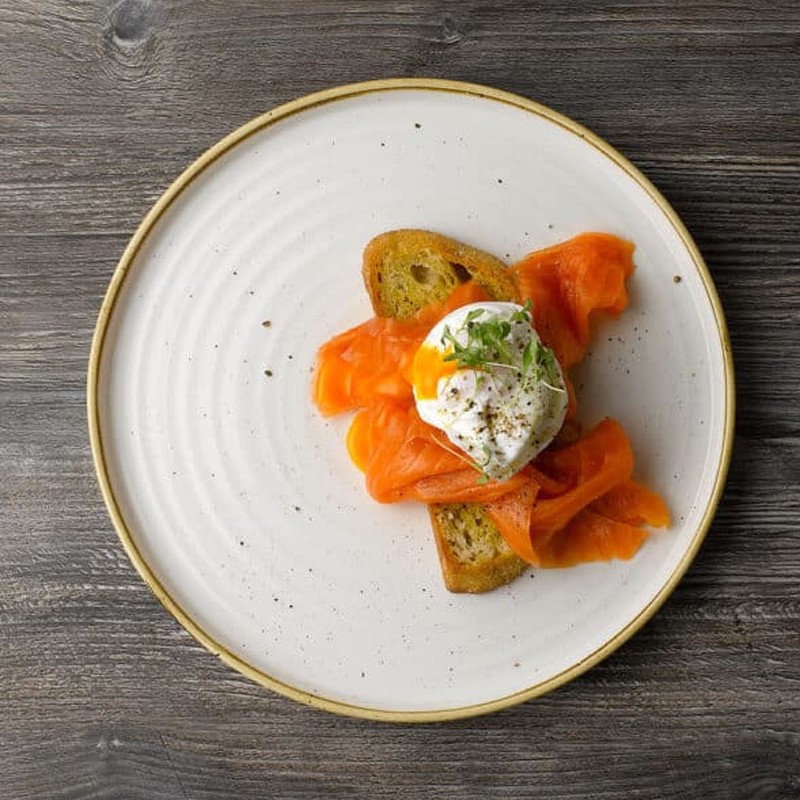 Piatto stonecast walled barley white Churchill Porcellana  in Porcellane