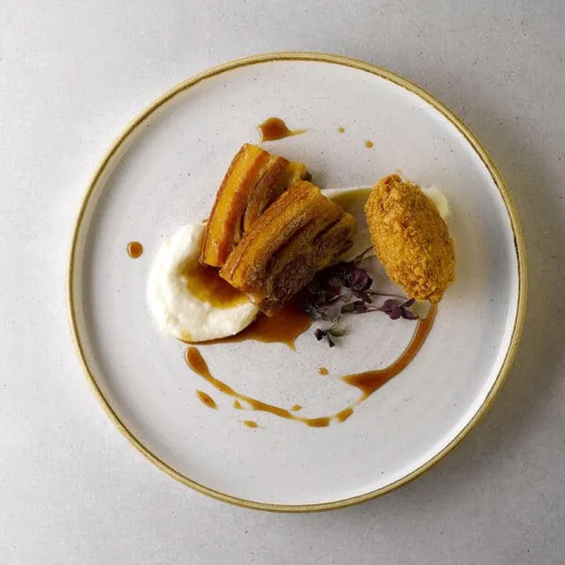 Piatto stonecast walled barley white Churchill Porcellana  in Porcellane