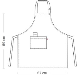 Grembiule sala pistacchio Latina Giblors  in Grembiuli da sala