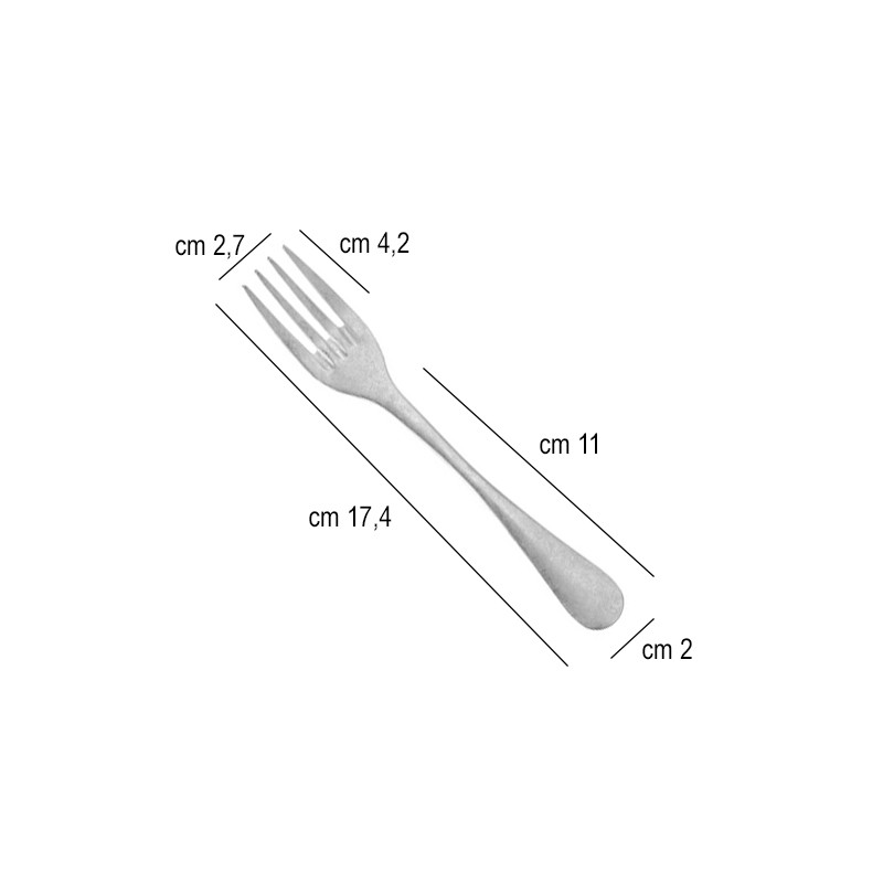Forchetta frutta linea vintage   in Linee