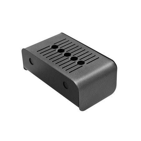 Posacenere da muro in metallo nero | Rausa srl