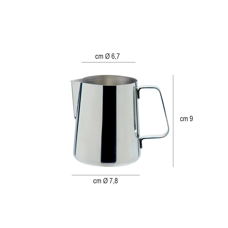 Lattiera bar in acciaio latte art Ilsa  in Bar