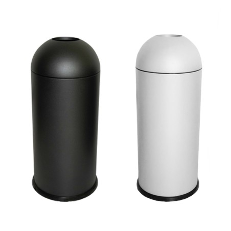 Pattumiera in metallo Round | Bidoni indifferenziata | Rausa srl