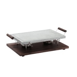 Pietra ollare rettangolare con fornelletti | Rausa srl