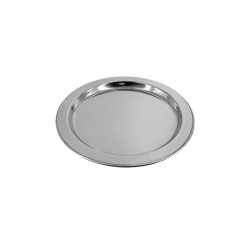 vassoio in acciaio da portata 34 cm | Vassoi esposizione | Rausa srl