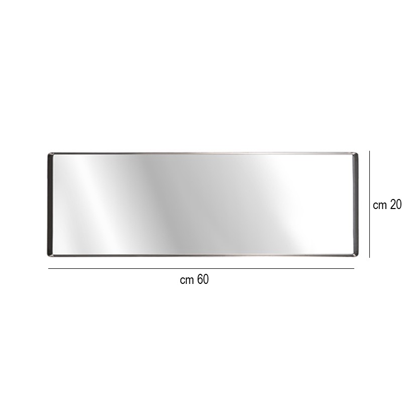 Vassoio acciaio per dolci pasticceria cm 60x20 Abert  in Buffet