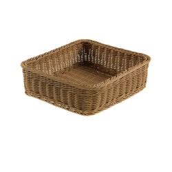 Cestino intrecciato GN 2/3 marrone | Contenitore per buffet | Rausa