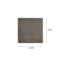 Tovaglioli carta a secco nero Tizzy   in Tovaglioli monouso