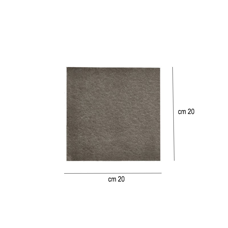 Tovaglioli carta a secco nero Tizzy   in Tovaglioli monouso