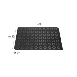 Tappetino silicone macarons Silikomart  in Stampi in silicone per dolci