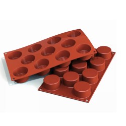 Stampo silicone 11 cilindri  | Stampi in silicone per dolci | Rausa srl
