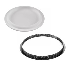 Kit tarte ring round cm 23 | Stampi in silicone per dolci | Rausa srl