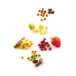 Stampo in silicone 228 mini pearl Silikomart  in Stampi in silicone per dolci