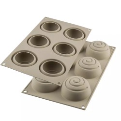 Stampo in silicone 6 mini girotondo | Stampi in silicone per dolci