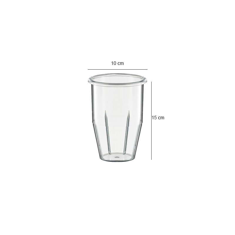 Bicchiere per frullatore frappè in policarbonato Sirman  in Bar
