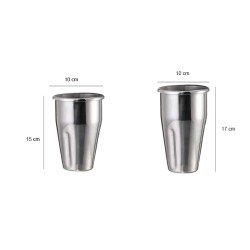 Bicchiere per frullatore frappè inox Sirman  in Bar