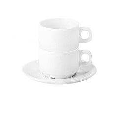 Tazza da the con piattino Gric   in Porcellane