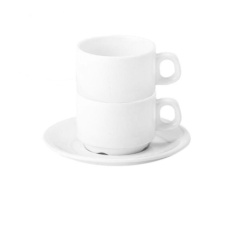 Tazza da the con piattino Gric   in Porcellane