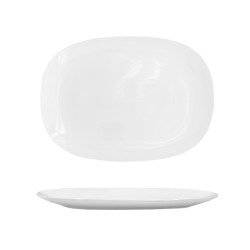 Vassoio per buffet ovale in porcellana | Vassoio per buffet | Rausa