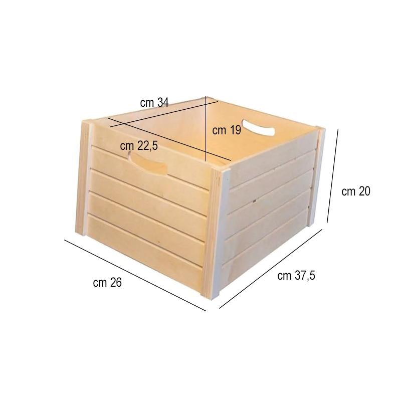 Cassetta legno multiuso   in Cassette in legno