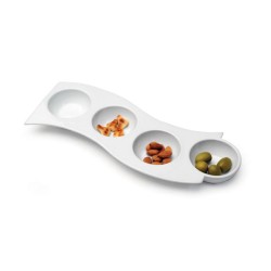 Antipastiera 4 impronte | Ciotole e ciotoline finger food | Rausa srl