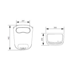Asciugamani elettrico verticale   in Dispenser bagno