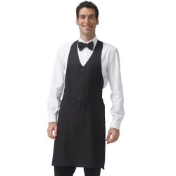 Grembiule sala Trieste nero | Abbigliamento lavoro | Rausa srl